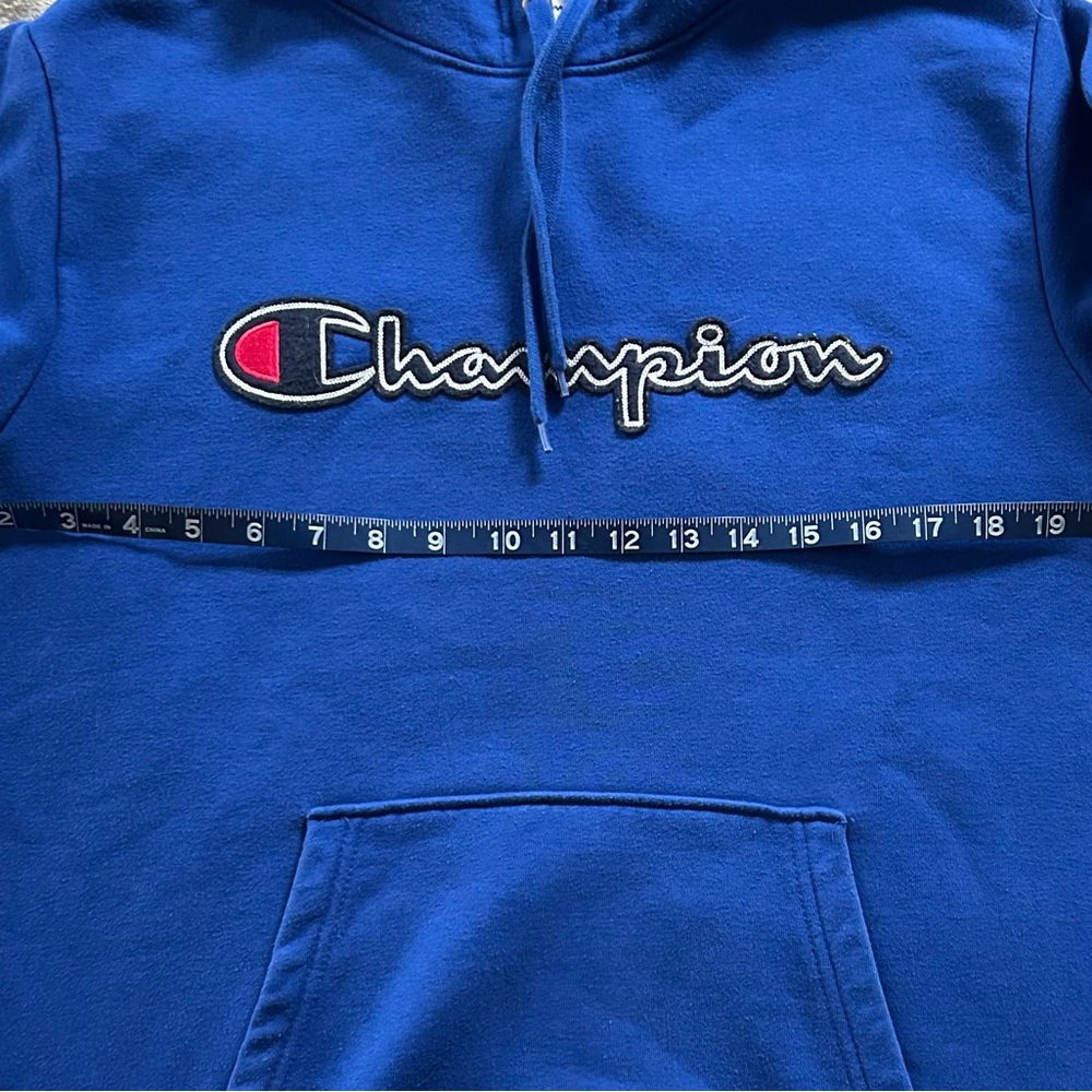 Champion Blue Hoodie (M) - Picture 6 of 6